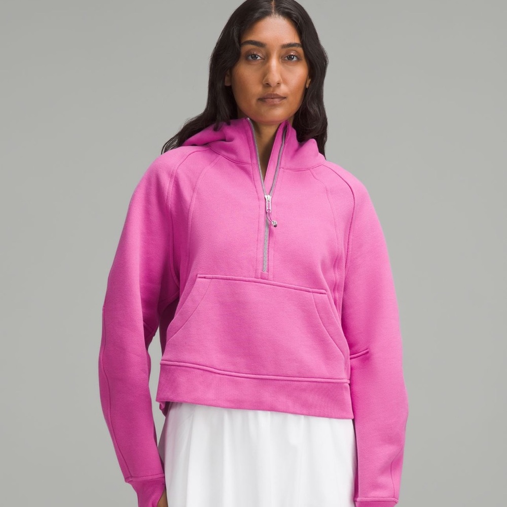 Lululemon pink scuba hoodie